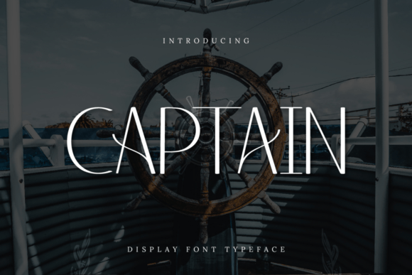 Captain: A Modern Display Font for Sharp, Minimalist Design