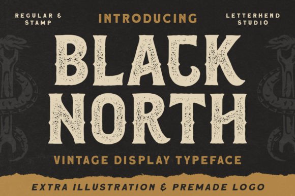 Rediscover Retro Charm with the Black North Typeface