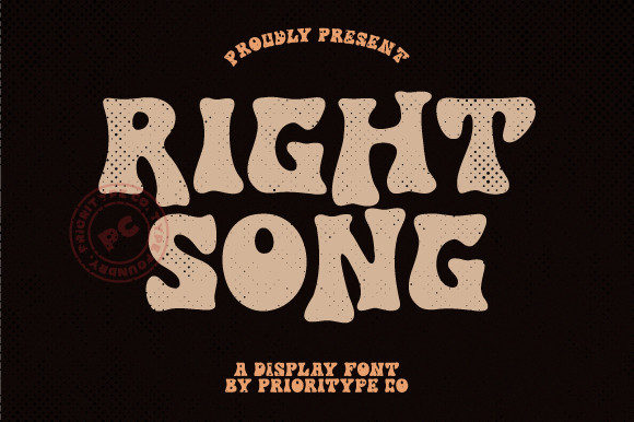 Right Song: A Premium Display Font for Bold Visual Identity
